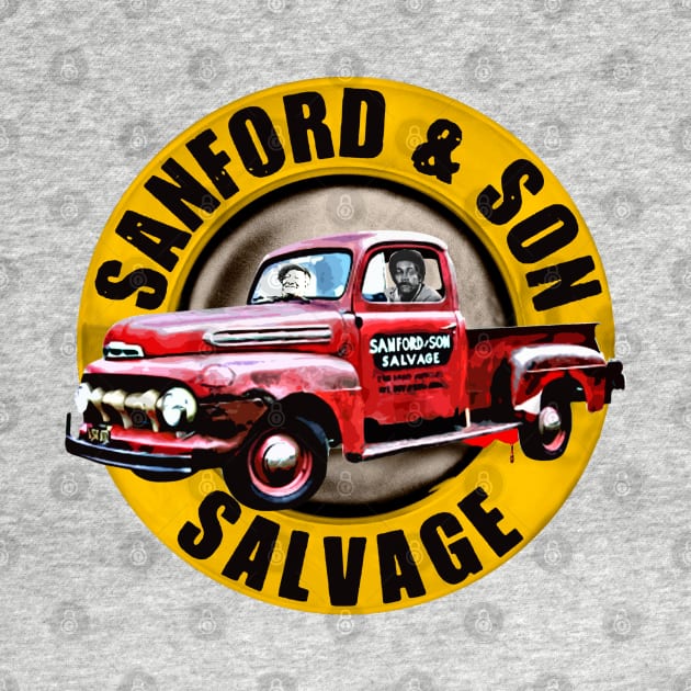 Sanford & Son Salvage Sign by Junnas Tampolly